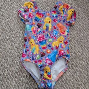 Posh Peanut Lisa Frank® Casey & Caymus Criss-Cross Leotard size 3T